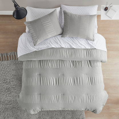 Madison Park Essentials Cirrus Complete Comforter Set with Bed Sheets