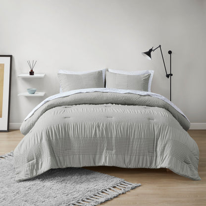 Madison Park Essentials Cirrus Complete Comforter Set with Bed Sheets