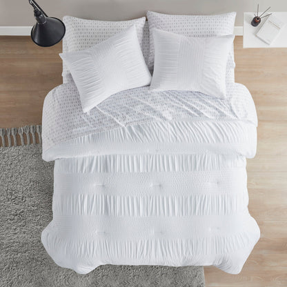 Madison Park Essentials Cirrus Complete Comforter Set with Bed Sheets
