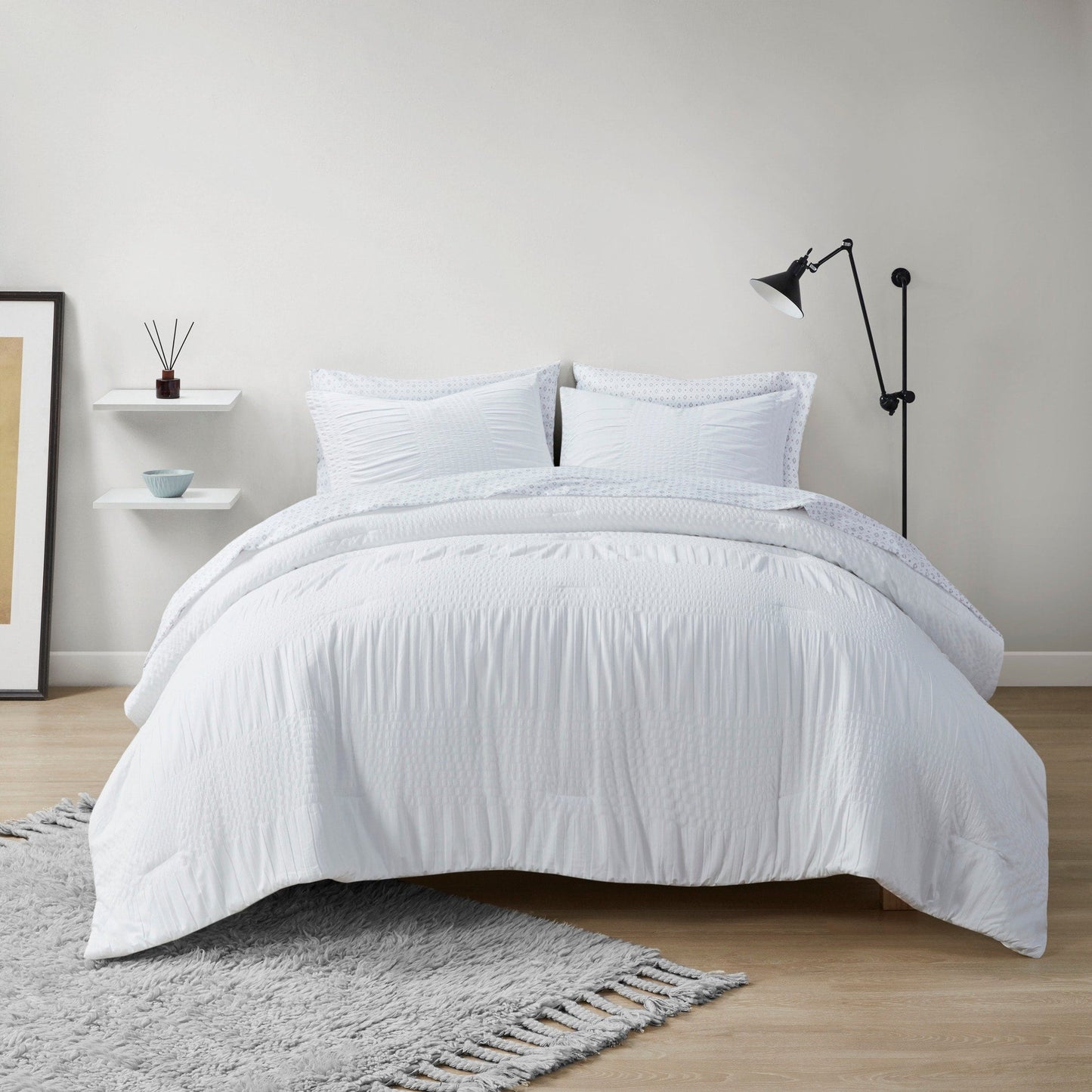 Madison Park Essentials Cirrus Complete Comforter Set with Bed Sheets