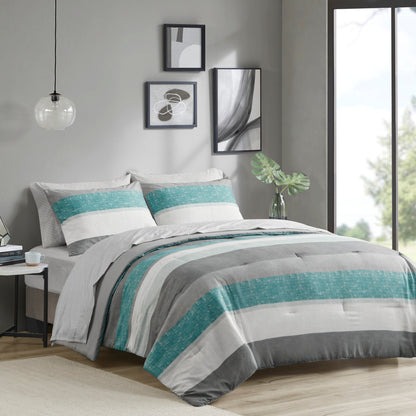 Madison Park Essentials Deacon Comforter Set with Bed Sheets