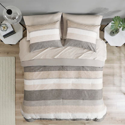 Madison Park Essentials Deacon Comforter Set with Bed Sheets