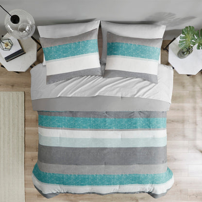 Madison Park Essentials Deacon Comforter Set with Bed Sheets