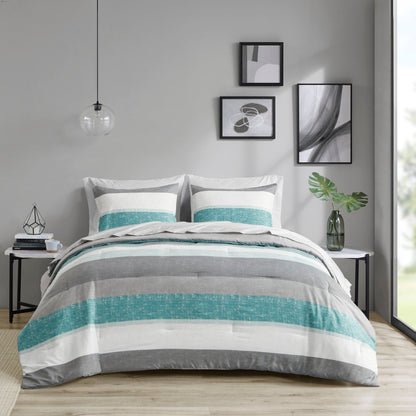 Madison Park Essentials Deacon Comforter Set with Bed Sheets
