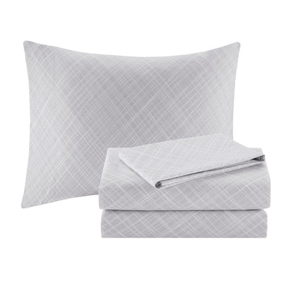 Madison Park Essentials Pelham Bay Yellow/Aqua 9 Piece Comforter Set with Cotton Bed Sheets
