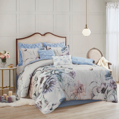 Madison Park Gisele 8 Piece Cotton Comforter Set