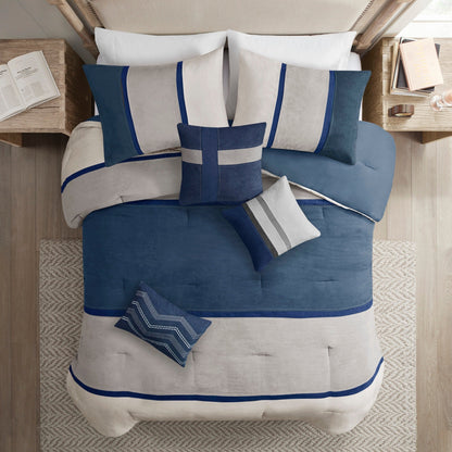 Madison Park Hanover 7-piece Comforter Set