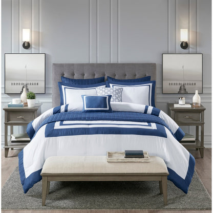 Madison Park Lexington 8 Piece Comforter and Quilt Set Collection