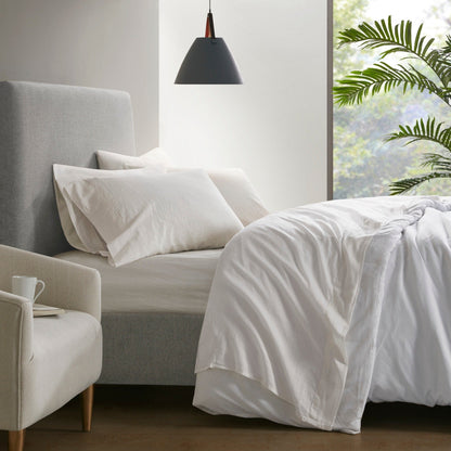 Madison Park Linen Blend 4PC Sheet Set