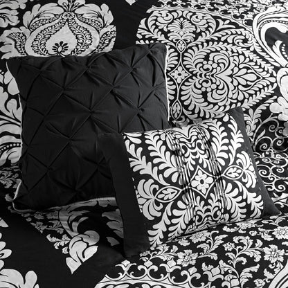 Madison Park Marcella 7 Piece Cotton Printed Comforter Set