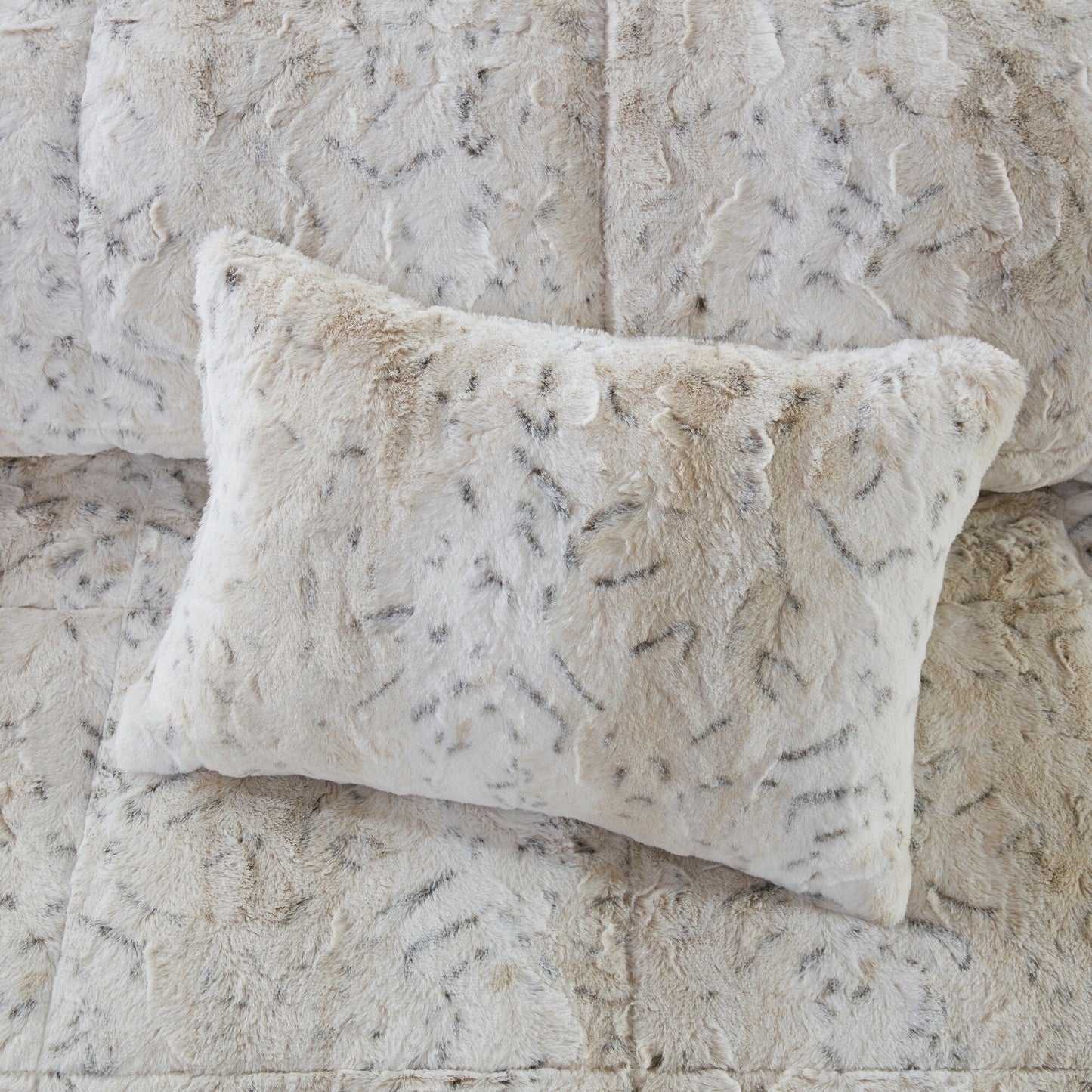 Madison Park Marselle Faux Fur Comforter Set