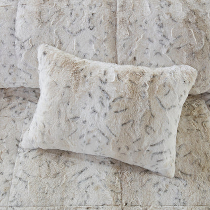 Madison Park Marselle Faux Fur Comforter Set