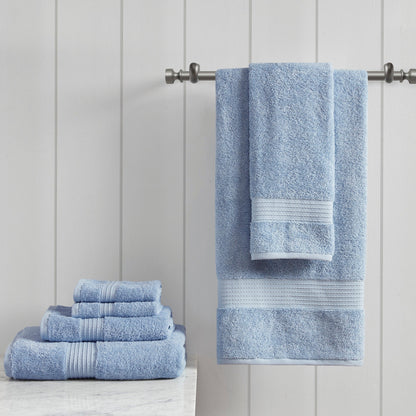Madison Park Organic 6 Piece Cotton Towel Set