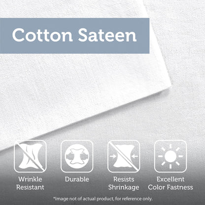 Madison Park Pacific Grove 7 Piece Cotton Sateen Comforter Set