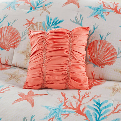 Madison Park Pacific Grove 7 Piece Cotton Sateen Comforter Set