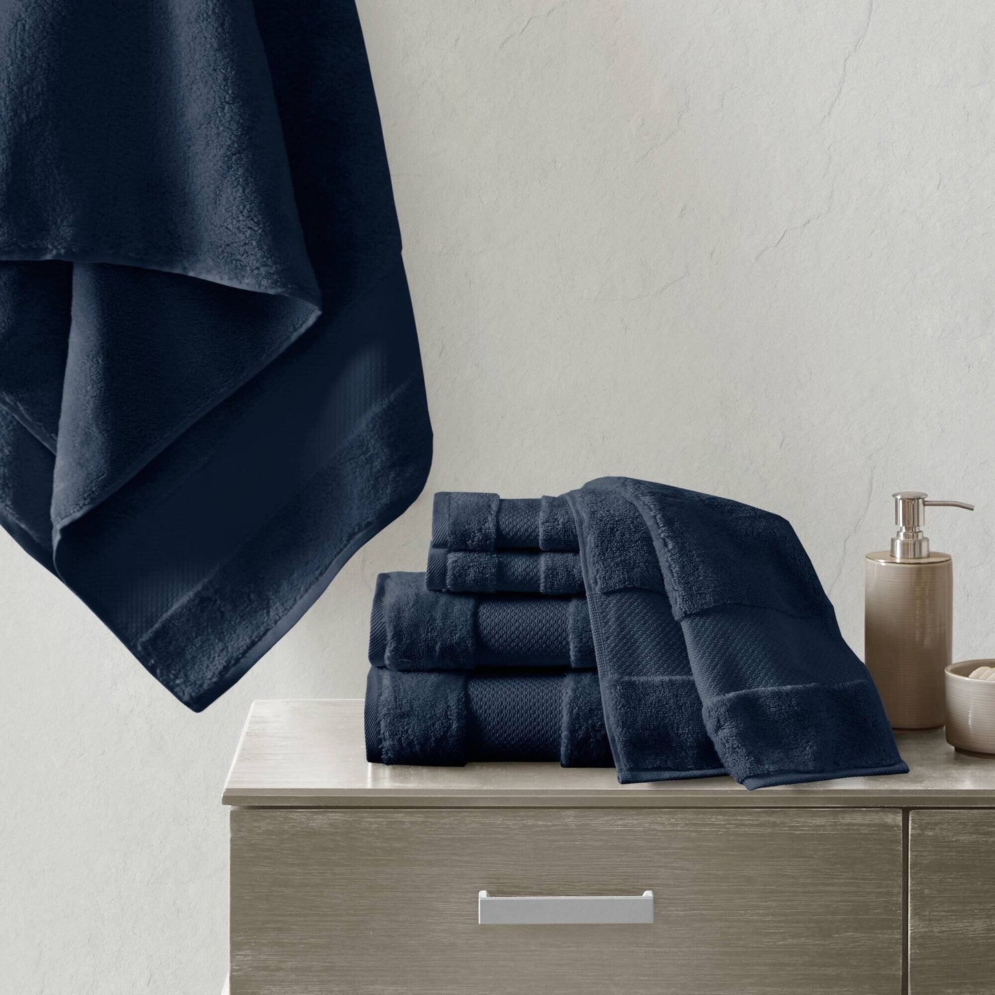 Madison Park Signature Turkish Cotton 6-piece Bath Towel Set