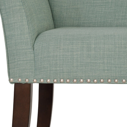 Banc rembourré Madison Park Welburn 49,5 avec dossier et pieds en bois