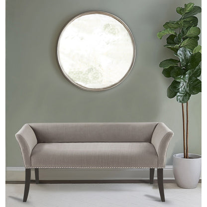 Banc rembourré Madison Park Welburn 49,5 avec dossier et pieds en bois