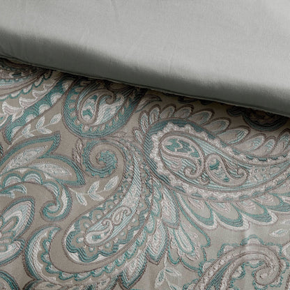 Madison Park Whitman 12 Piece Comforter Set with Cotton Bed Sheets
