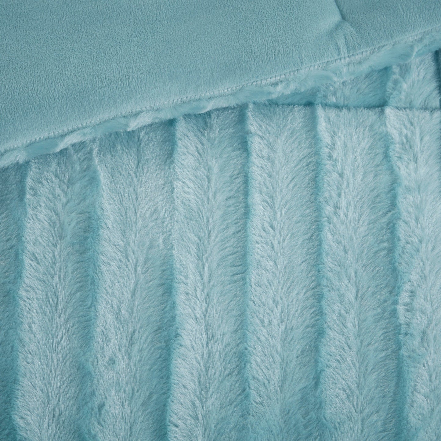 Madison Park York Faux Fur Comforter Mini Set
