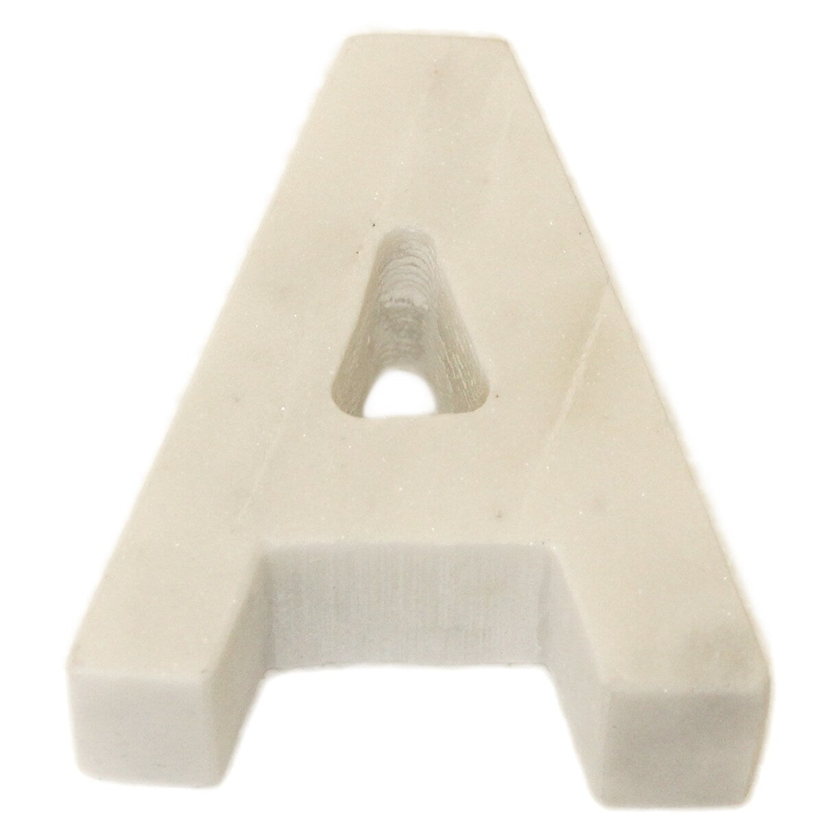 Marble Helvetica Letter White