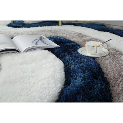 Mateos Shag Abstract Designed Area Rug