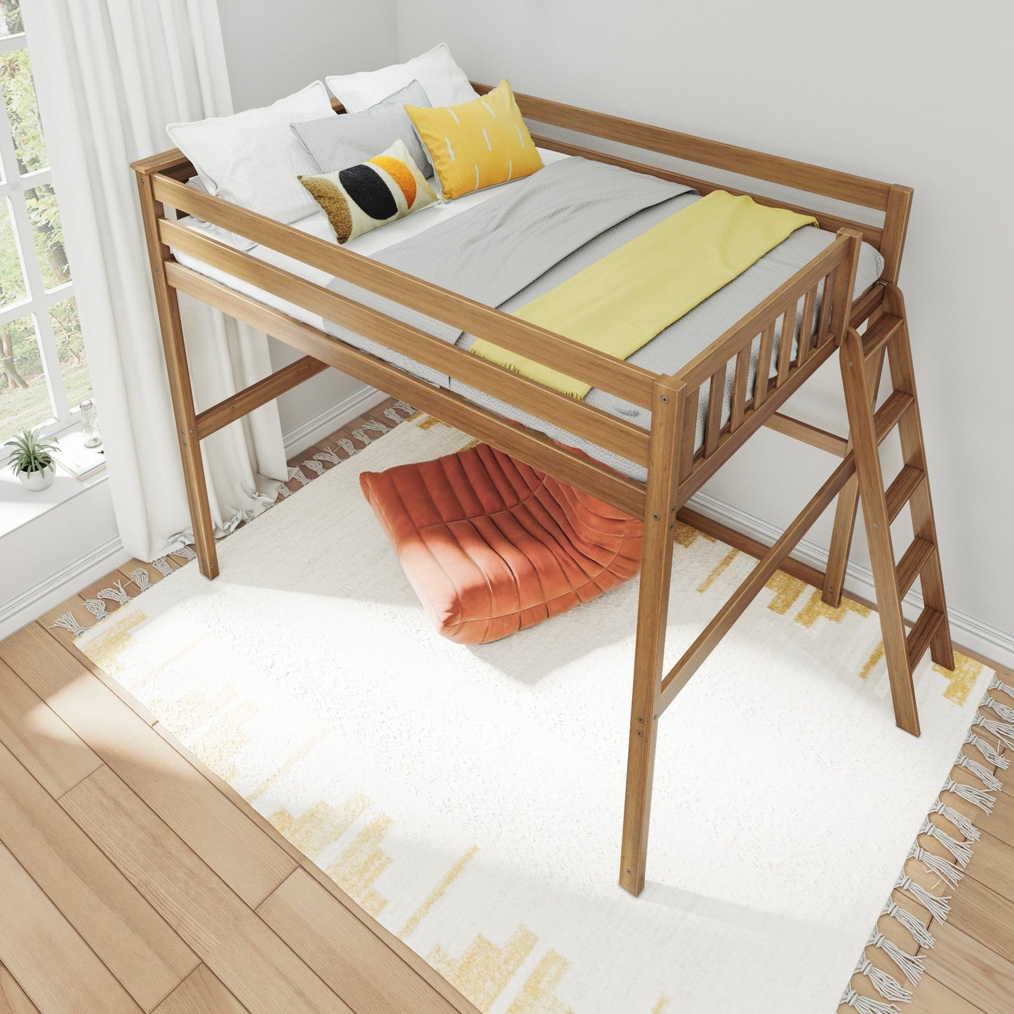 Max and Lily Full-Size High Loft Bed