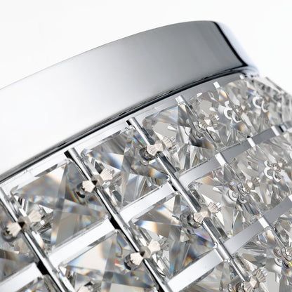 Maxax 4 - Light 15'' Crystal Metal Flush Mount - N/A