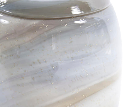 Vase en verre Sand Art