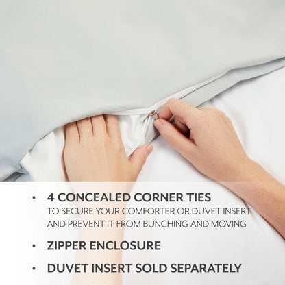 Simply Soft Oversized 3-piece Paisley Print Duvet Cover Set