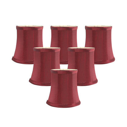 Meriville Chandelier Lamp Shades, 3-inch by 4.5-inch by 4.5-inch, Clip-on