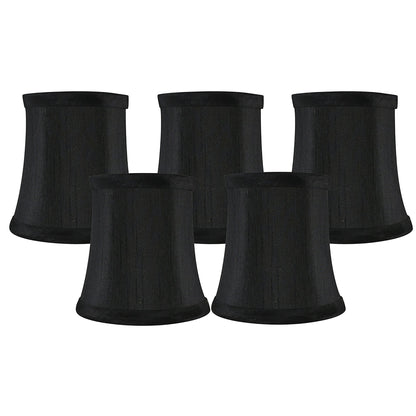 Meriville Chandelier Lamp Shades, 3-inch by 4.5-inch by 4.5-inch, Clip-on
