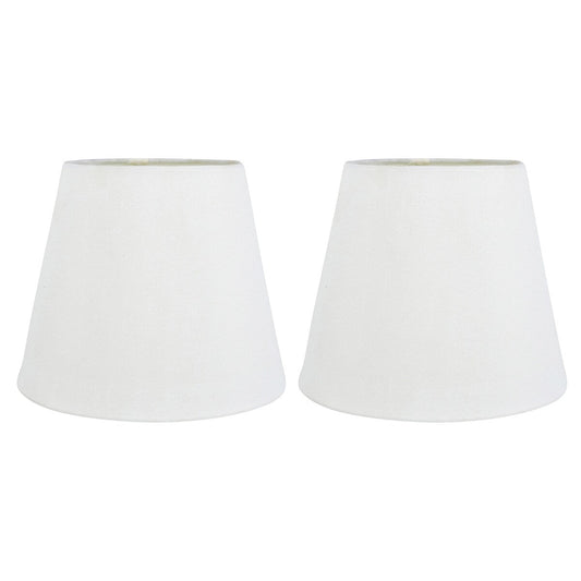 Meriville Faux Silk Clip On Chandelier Lamp Shades, 4-inch by 6-inch by 5-inch
