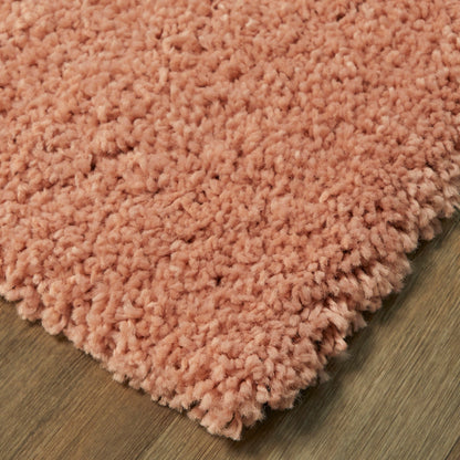 Merril Mid-century Modern Color Block Shag Area Rug