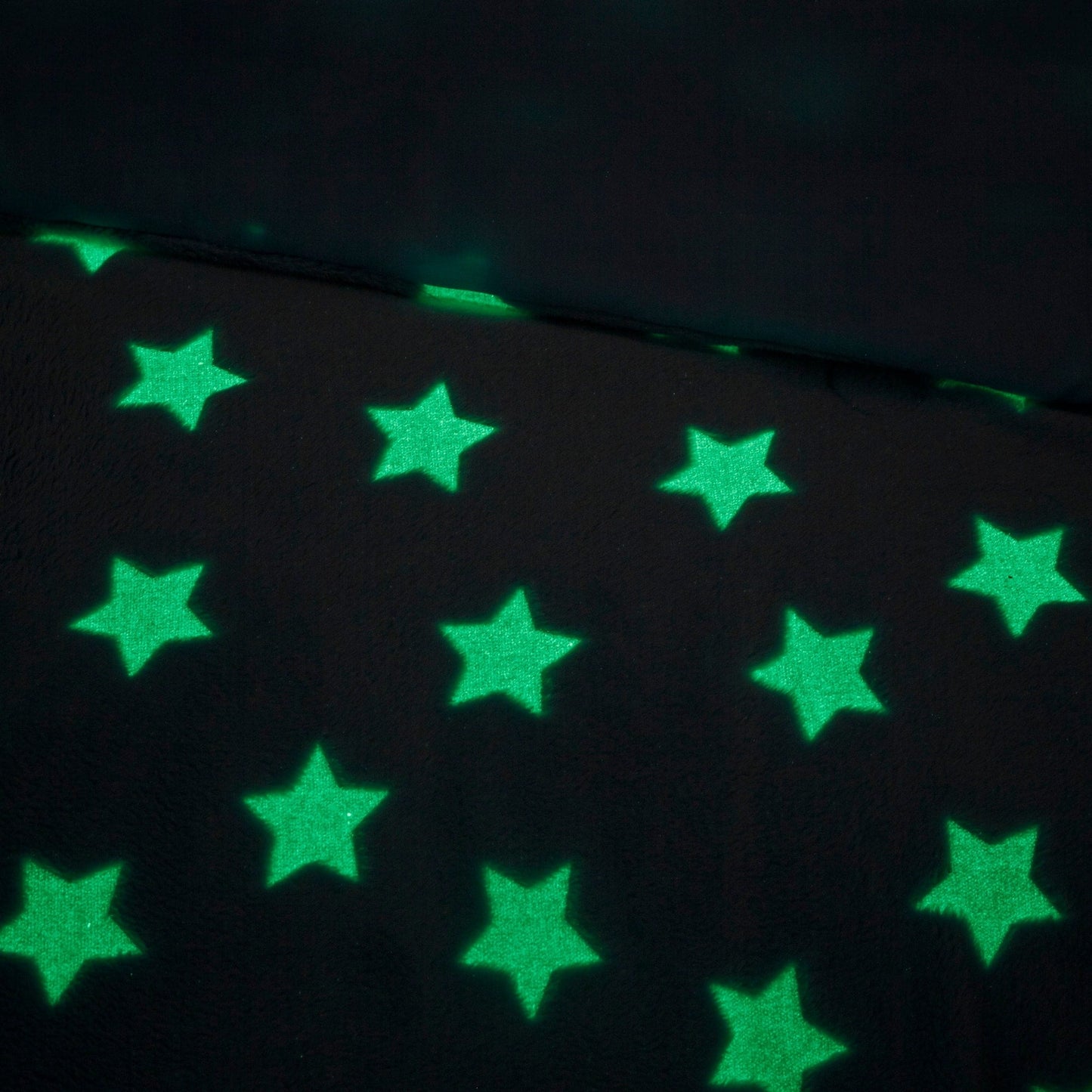Avery Aqua Glow In The Dark Plush Comforter Set by Intelligent Design Kids