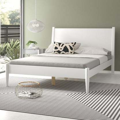 Mid-Century Panel Bed