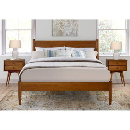 Mid-Century Panel Bed