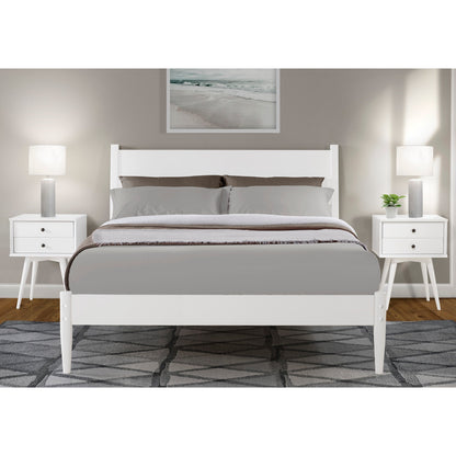 Mid-Century Panel Bed