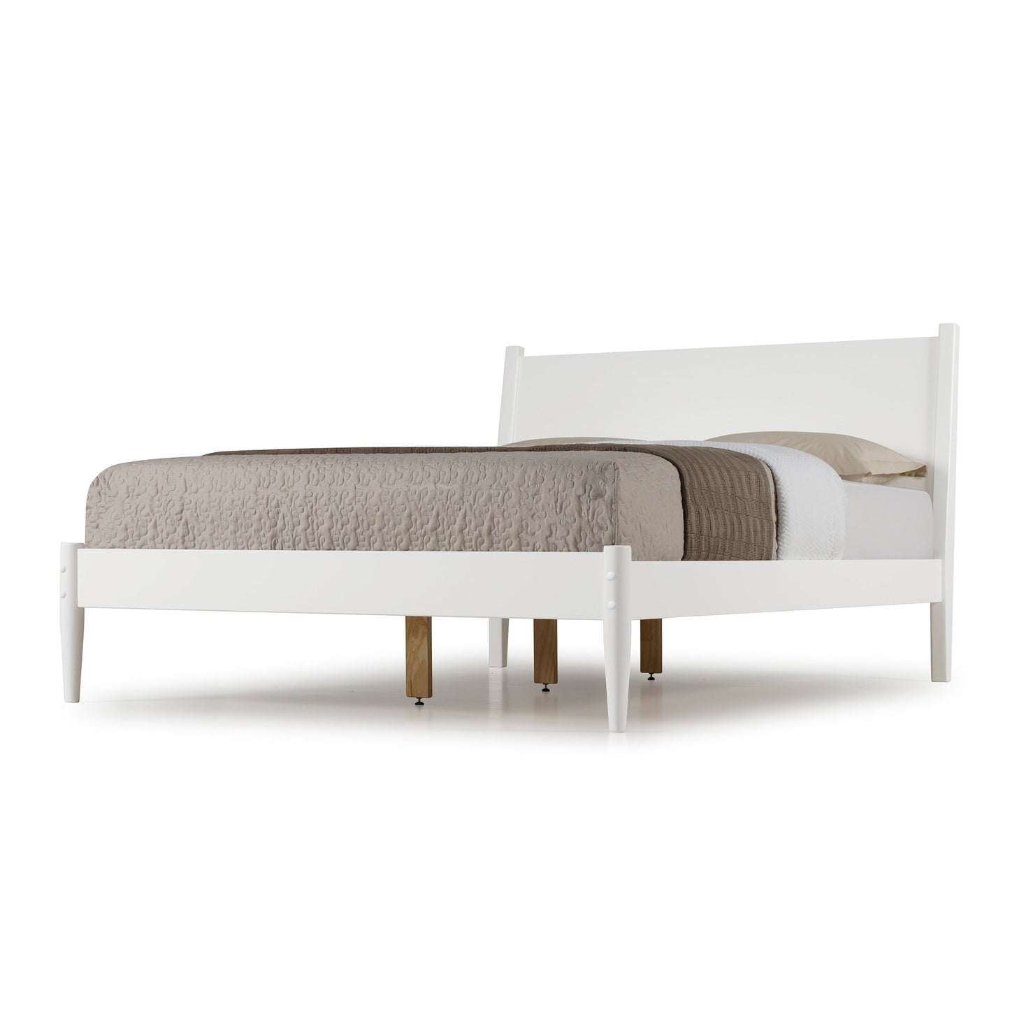 Mid-Century Panel Bed