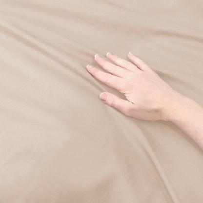 Superior 300-Thread Count Cotton Percale Duvet Cover Set