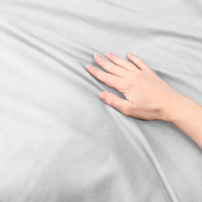 Superior 300-Thread Count Cotton Percale Duvet Cover Set