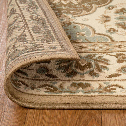 Superior Palmyra Traditional Floral Medallion Indoor Runner or Area Rug