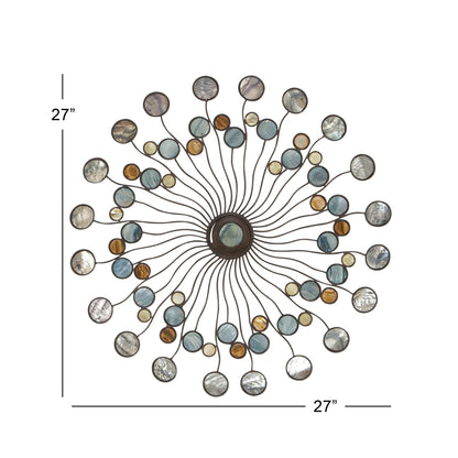 Abstract Metal Wall Decor