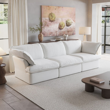 Canapé-lit Cloud moderne et confortable, canapés sectionnels minimalistes garnis de duvet, housses de coussin amovibles