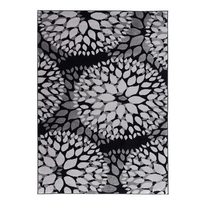 World Rug Gallery Modern Floral Circles Area Rug