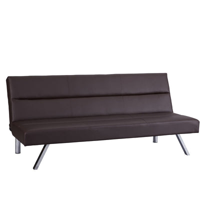 Canapé-lit futon moderne, canapé-lit futon convertible, canapé-lit en lin à dossier divisé pour salon