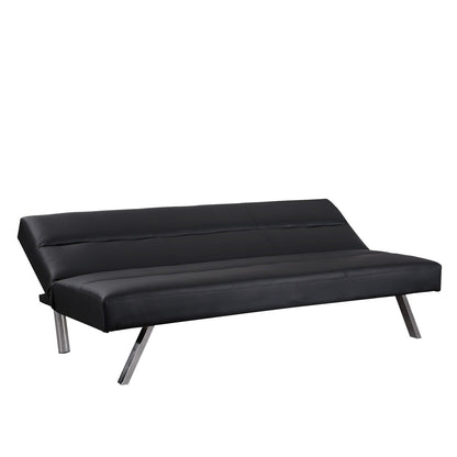 Canapé-lit futon moderne, canapé-lit futon convertible, canapé-lit en lin à dossier divisé pour salon