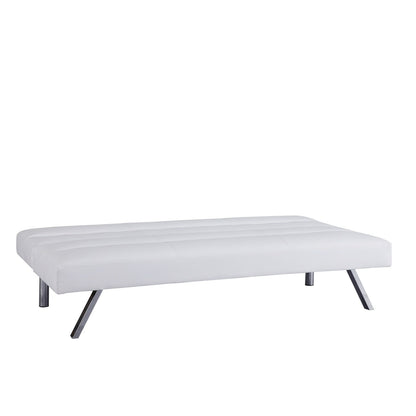 Canapé-lit futon moderne, canapé-lit futon convertible, canapé-lit en lin à dossier divisé pour salon