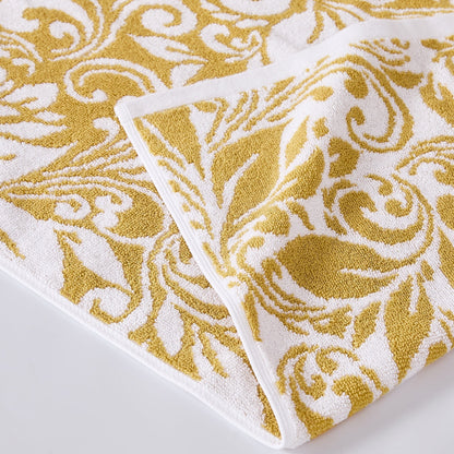 Modern Threads Trefoil Filigree 6 Piece Yarn Dyed Jacquard Towel Set