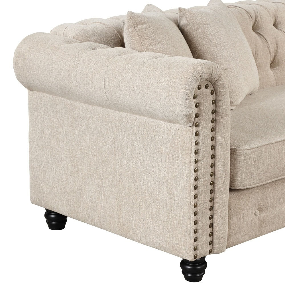 Canapé Chesterfield Morden Fort Meubles de salon Canapés Lin